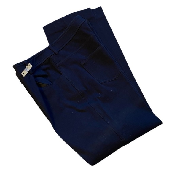 St. John Yellow Label Navy Blue Straight Leg Casual Pant, Womens Size 4 Small - Picture 11 of 11